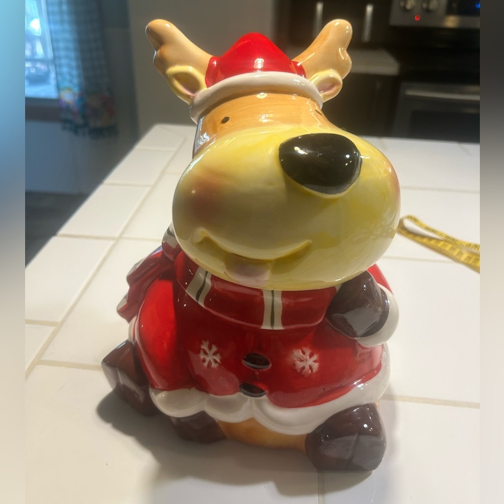 Reindeer Cookie Jar.